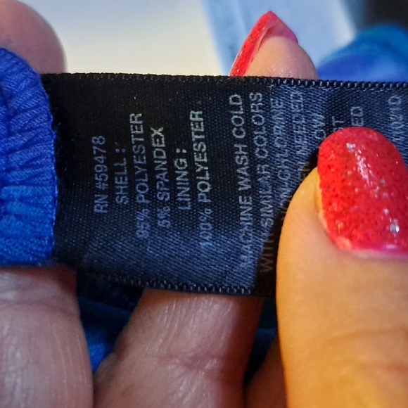 Donna Ricco Bold Colored Sleeveless Pleated Front Maxi Dress. Size 4 - Picture 11 of 11